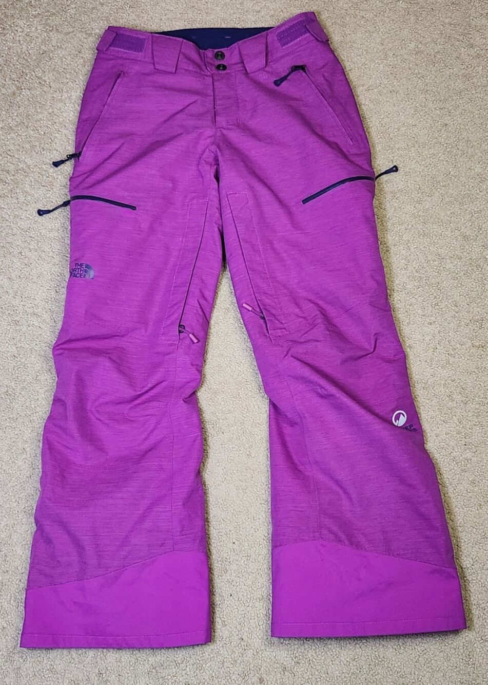 Womens North Face Ski Snow Pants Hot Pink Gore-tex Steep Series Size XS Insulate
